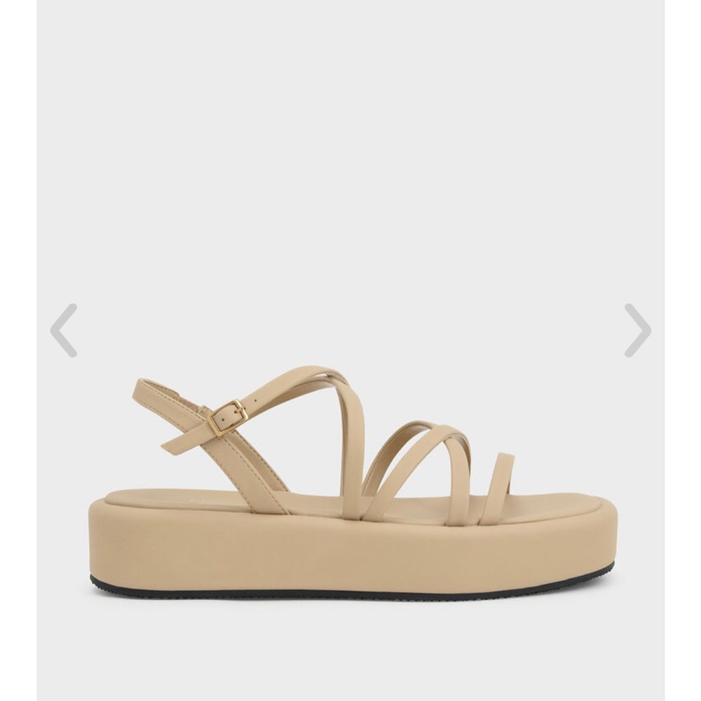 Charles and Keith Stappy Padded Platform Sandal